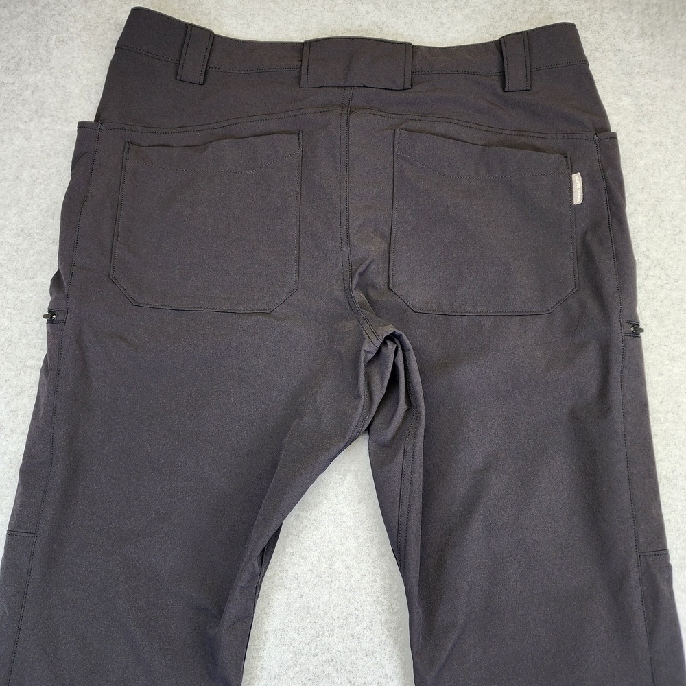 Duluth Trading Co Flexpedition Slim Fit Cargo Pants Men's 38x30 Black 36312 - Picture 5 of 9